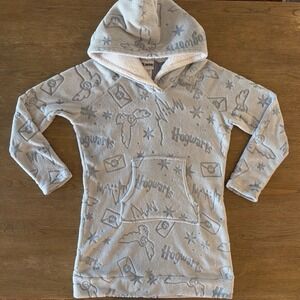 Wizarding World Harry Potter Fleece Lounge Hoodie-Faux Fur Kangaroo‎ Pocket-Sz M